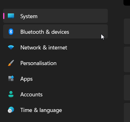 windows 11 bluetooth & services